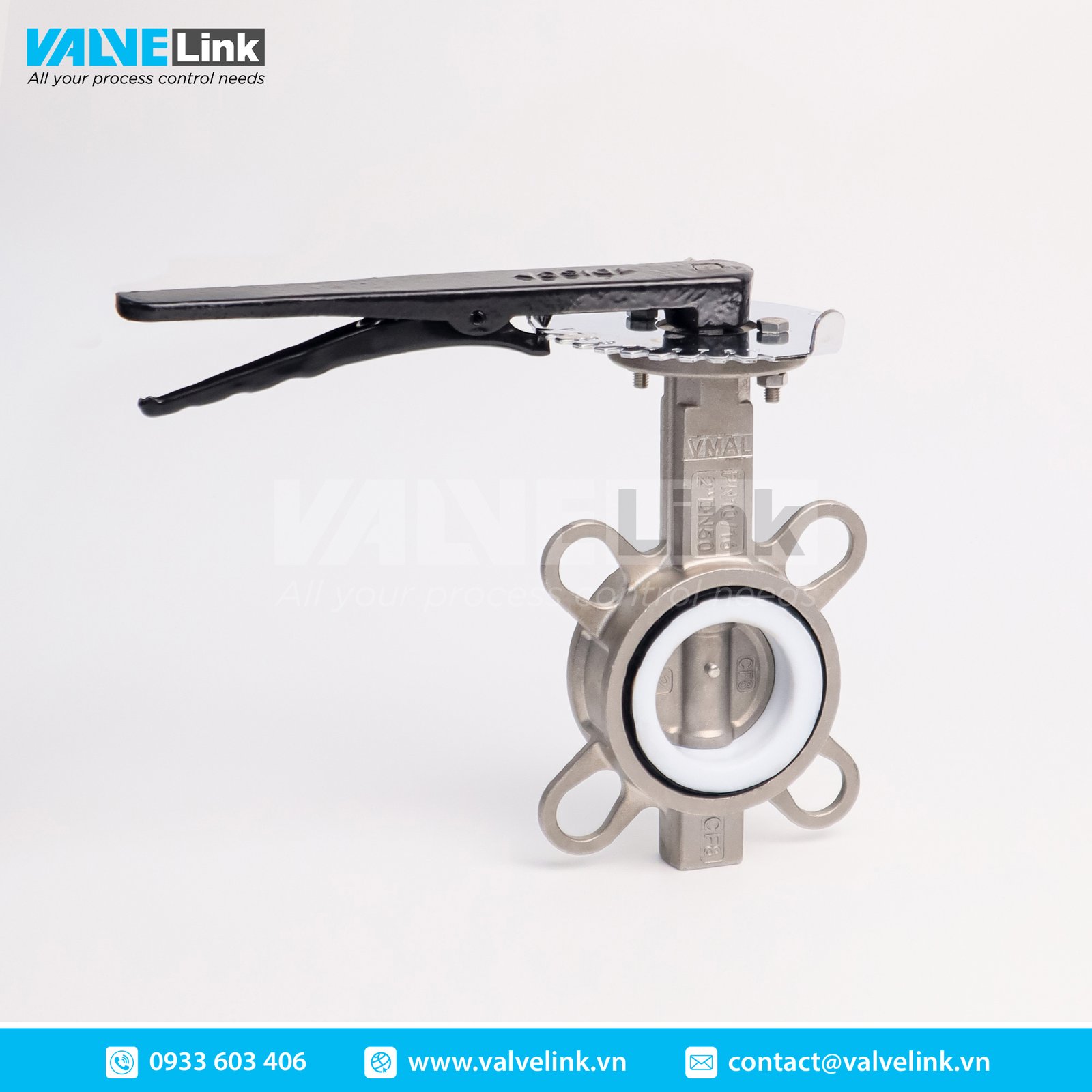 VMAL 高端不锈钢PTFE阀座蝶阀 - Image 3